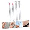 Balacoo 20 Pcs Silicone Lip Brush with Lid Eyeshadow Lip Makeup Brush Silicone Lip Applicator Makeup Tools Exfoliating Lip Brush Lipstick Lip Applicator Silica Gel, 10.8x0.9cm view 4
