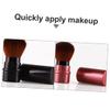 balacoo 9pcs Retractable Makeup Brush Foundation Applicator Portable Travel Tool Material No Shedding Holiday view 3