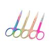Beavorty 4pcs Stainless Steel Eyebrow Scissors and Nose Hair Trimmer Colorful Titanium Eyebrow Shaping Tools for Precise Grooming and Safe Trimming view 2