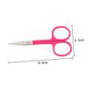 Beavorty 4pcs Stainless Steel Eyebrow Scissors and Nose Hair Trimmer Colorful Titanium Eyebrow Shaping Tools for Precise Grooming and Safe Trimming view 3