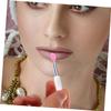 FRCOLOR 24pcs Portable Lidded Lip Makeup Silicone Brushes for Lip Gloss and Eyeshadow Skin-friendly and Easy to Carry for Daily and view 3
