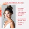 GA-DE Idyllic Soft Satin Blush Powder, 47 - Makeup Powder for Cheeks - Silky Color, Buildable Texture, Sheer to Dramatically Flushed Look - 0.28 oz view 3