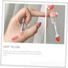 balacoo 12pcs Silicone Lip Brushes Covers Reusable Lip Applicators for Gloss and Eyeshadow Convenient Makeup Tool for Professional and Daily Use view 2
