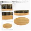 balacoo 2sets Beard Shaving Tool Scissors Comb Brush Storage Bag Men's Hair Brush for Beard Care Barber Supplies Kit view 3