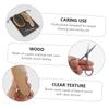 balacoo 2sets Beard Shaving Tool Scissors Comb Brush Storage Bag Men's Hair Brush for Beard Care Barber Supplies Kit view 4