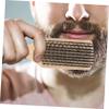 FRCOLOR 2pcs Retro Beard Brush Soft Boar Bristles for Gentle Grooming Dual-sided Design for Men Beard Care for Father Day and Special Occasions view 2