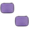 Beavorty 2pcs Essential Oil Storage Pouch Lightweight and Portable Essential Oil Bottle Organizer Compact Eva Case for Travel for Aromatherapy and Cosmetic Storage Purple view 1