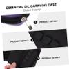 Beavorty 2pcs Essential Oil Storage Pouch Lightweight and Portable Essential Oil Bottle Organizer Compact Eva Case for Travel for Aromatherapy and Cosmetic Storage Purple view 3
