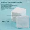 Premium Exfoliating Cotton Pads (60 Count) - 100% Cotton, Extra-Soft and Lint-Free, Durable Squares for Facial, Lip, and Eye Makeup Removal view 2