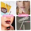 Balacoo 24 Pcs Silicone Lip Brush with Lid Portapotty Morphie Portable Reusable Lip Lidded Lip Small Eye Shadow Lipstick Brush Makeup Brush Applicator, 10.7x0.8cm view 2