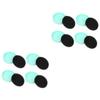 DOITOOL 8pcs Makeup Brush Cleaning Box Lazy Makeup Brush Cleaner for Efficient Color Removal Reusable Soft Sponge for Foundation and Powder view 1