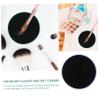DOITOOL 4pcs Eye Shadow Brush Cleaner Pad Reusable Makeup Brush Cleaning Sponge Scrubber for Efficient Makeup Removal Travel-friendly No Water Needed Green view 3