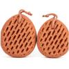 Didiseaon 4pcs Exfoliating Back Scrubber Gentle Body Scrubbing Tool for Smooth Skin for Home Hotel Use Random Color Material Lanyard for Easy Drying view 3
