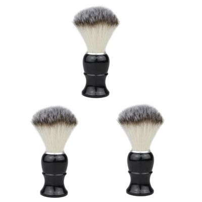 Didiseaon 3pcs Men Soft Bristle Beard Cleaning Brush Portable Grooming Tool for Beard Styling and Care for Travel Gentle Skin for Bearded Men