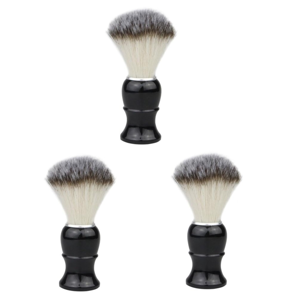 Didiseaon 3pcs Men Soft Bristle Beard Cleaning Brush Portable Grooming Tool for Beard Styling and Care for Travel Gentle Skin for Bearded Men