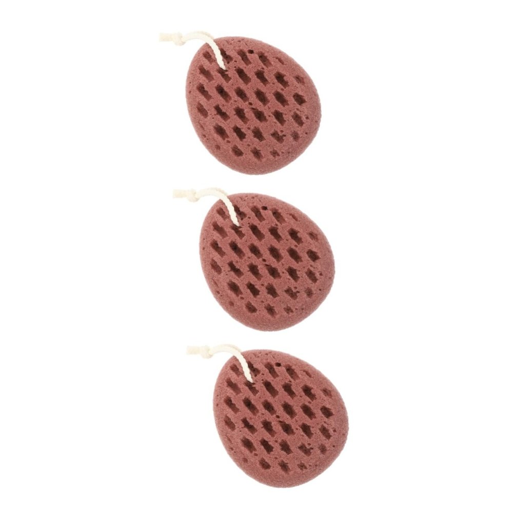 Angoily 3pcs Bath Sponge for Exfoliating Soft Back Scrubber Sponge for Bathing Shower and Bubble Making Adorable Water for and Daily Use
