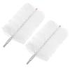 Healvian 2pcs Drain Hose Brush for Cleaning Portable Pipe Brush Sturdy and Design for Debris Removal for Washing Machine and Sink Maintenance view 1