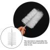 Healvian 2pcs Drain Hose Brush for Cleaning Portable Pipe Brush Sturdy and Design for Debris Removal for Washing Machine and Sink Maintenance view 4
