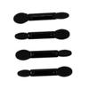 DOITOOL 100pcs Double-ended Eye Shadow Brush Round Sponge Makeup Brush for Women Precision Applicator for Natural to Dramatic Eye Looks Travel Party Festival Wedding view 3
