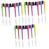 Didiseaon 18pcs Double-ended Brush Comb Brow Tool Portable Brow Spoolies for Smooth Edges Application Makeup Brush for Women Girls view 1