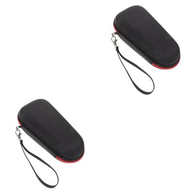 Didiseaon 2pcs Men Travel Organizer Portable Shaver Pouch Zipper Compact Storage Bag for Electric Shaver and Travel Essentials