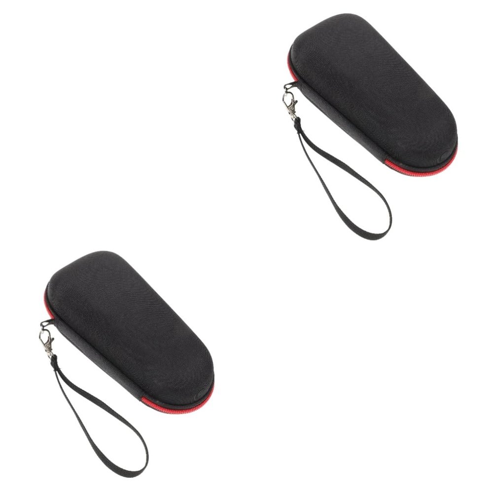 Didiseaon 2pcs Men Travel Organizer Portable Shaver Pouch Zipper Compact Storage Bag for Electric Shaver and Travel Essentials