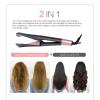 CBLdF 2 in 1 Curling and Straightening Twist Iron Splint Professional Negative Ion Curling Iron in one Dual Voltage Hair Straightening Irons with Digital LCD Display view 2
