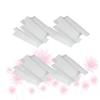 Beavorty 200pcs Makeup Brushes Bulk Case Protective Covers Plastic Net Makeup Brush Case Sleeves view 4