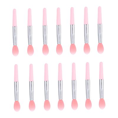 Beavorty 3sets Professional Eyeshadow Makeup Brush Lipstick Applicator Non-stick Lip Mask Brush for Skincare Tools