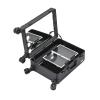 Professional Cosmetic Boxes Large Travel Make up Bag Storage Beauty Cases, Makeup Organiser Box Vanity Cases, Black Cosmetics Bags Organizer Set for Girls, Storage Box Beauty Train Case (Size : C) view 1