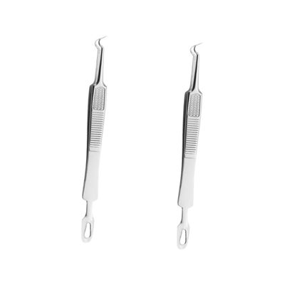 NOLITOY 6pcs Blackhead Tool Kit Removal Tool Pimple Popping Kit Blackhead Tweezers for Blemish
