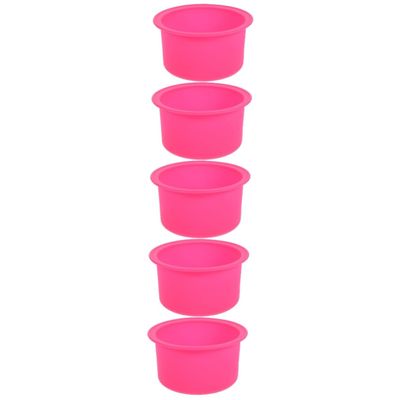 TEHAUX 5pcs Waxing Kit Wax Pot Silicone Liner Heat Resistant Bowl for Hair Removal Wax Warmer for Home Salon