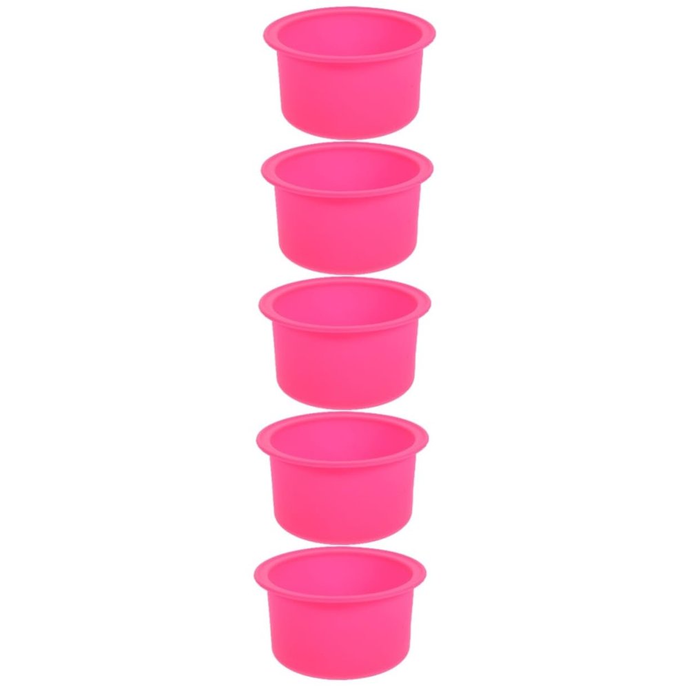 TEHAUX 5pcs Waxing Kit Wax Pot Silicone Liner Heat Resistant Bowl for Hair Removal Wax Warmer for Home Salon