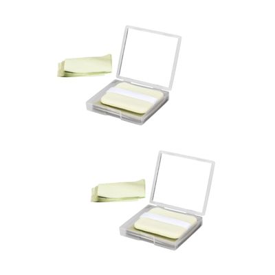 balacoo 2sets Oil Absorbing Sheets Face Oil Remover Blotting Papers for Oily Skin Portable Mirror Case