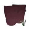Mother Earth Pillows Small Flax Spa Boots for Natural Pain Relief, 1 Pair (Eggplant - Breathe Herbal Blend) view 1