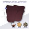 Mother Earth Pillows Small Flax Spa Boots for Natural Pain Relief, 1 Pair (Eggplant - Breathe Herbal Blend) view 2