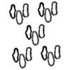 Balacoo Sets Elastic Hair Ties for Women Girls Hair Bands Scrunchy Bun Makers for Daily Decor and Parties Pcs view 1