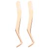 balacoo 10pcs Stainless Steel Eyelash Tweezers Comb Lash Extension Tool Easy to Use for Lash Extensions view 2