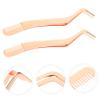 balacoo 10pcs Stainless Steel Eyelash Tweezers Comb Lash Extension Tool Easy to Use for Lash Extensions view 4