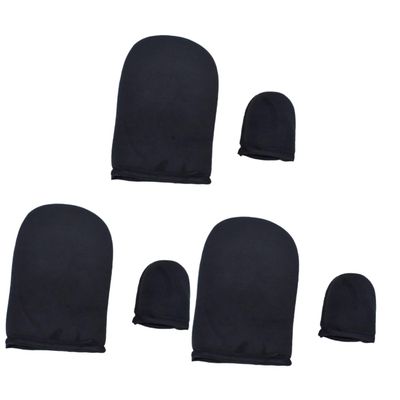 Didiseaon 6pcs Self Tanning Mitts for Oil Application Flocking Gloves for Sunscreen Tanning Compact for Women and Girls