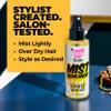 The Doux MIST DEMEANOR Shine Mist for Curly Hair  Heat Protection Spray with Cationic Honey & Silk Amino Acids  Lightweight Hair Gloss for Frizz Control, Humidity Resistance & Shine view 2