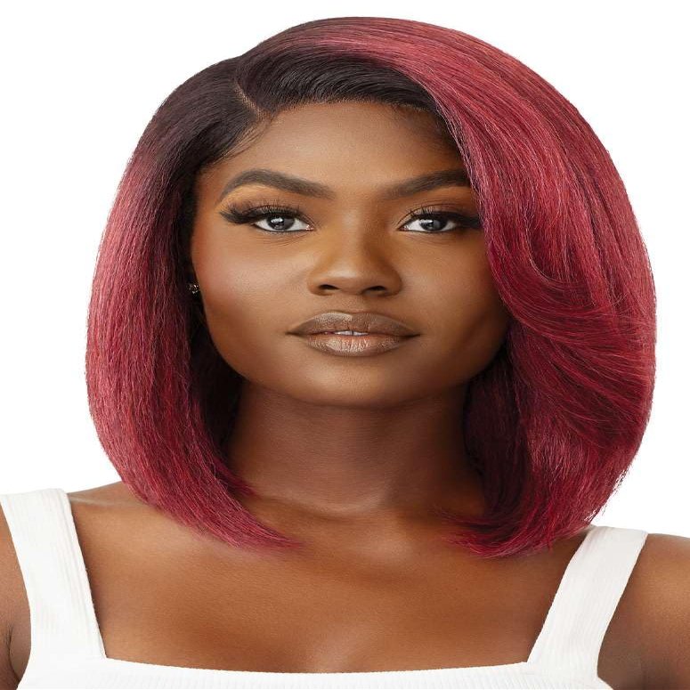 Outre Lace Front Wig - Sleeklay Part - Deep C Lace Part - Rudy (DRFF SUNKISS BROWN)