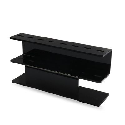 1PC Black Acrylic Tweezers Stand Holder 8 Holes Tweezers Display Storage Tweezers Shelf Holder for Eyelash Extensions Supplies Accessories Tools (Color : Black)