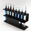 1PC Black Acrylic Tweezers Stand Holder 8 Holes Tweezers Display Storage Tweezers Shelf Holder for Eyelash Extensions Supplies Accessories Tools (Color : Black) view 2