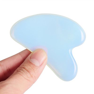 BAWHO Roller Face Lifting Tool Massager Jade Massage Stone Guasha Board Wrinkle Removal Beauty Care Set 1Pcs (Color : 1 guasha board-01)