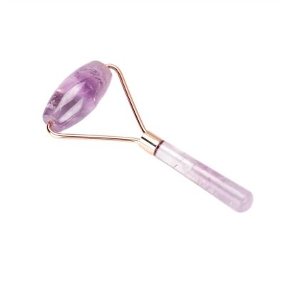BAWHO Amethyst Massage for Face Jade Roller Wrinkle Slimming Carved Stone Scraping Tool Body Stick Health Care 1Pcs