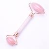 BAWHO Quartz Jade Roller Massager for Lifting Face Pink Stone Cellulite Wrinkle Crystal Skincare Rollers Tool 1Pcs (Color : A) view 1