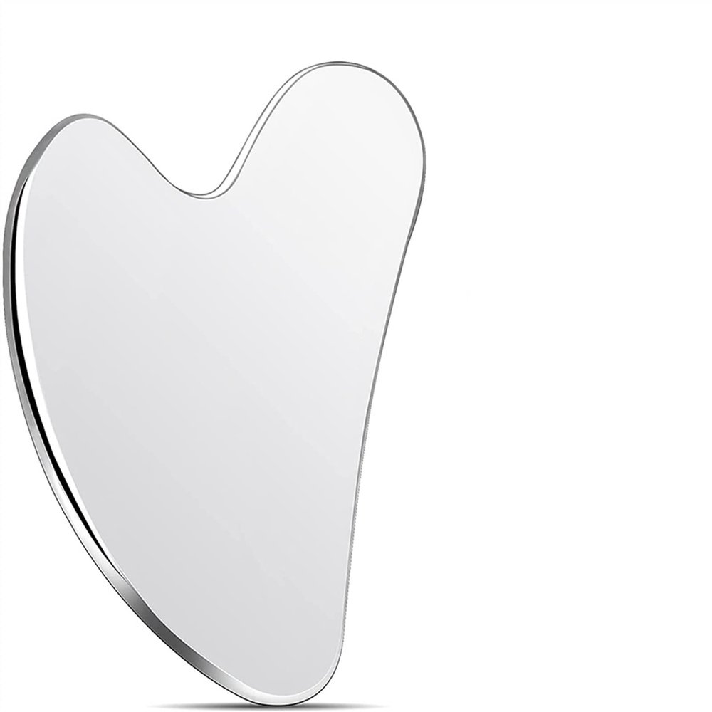 MOBYAT Gua Sha Tools Stainless Steel Gua Sha Massage Tool for Face As A Face Massager Or Skin Care Tool 1Pcs