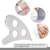 BAWHO Stainless Steel Body Scraper Gua Sha Skin Scraping Board Face Neck Back Beauty Massage Plate Relieve Pain Care Tools 1Pcs view 4