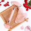 BAWHO Stone Face Jade Roller Massage Lifting Tool Wrinkle Removal Neck Thin Skin Care GuaSha Health Tool Set 1Pcs (Color : Auburn) view 3